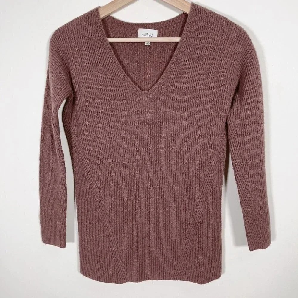 Aritzia Wilfred Henon Sweater - Cabin - Picture 5 of 16